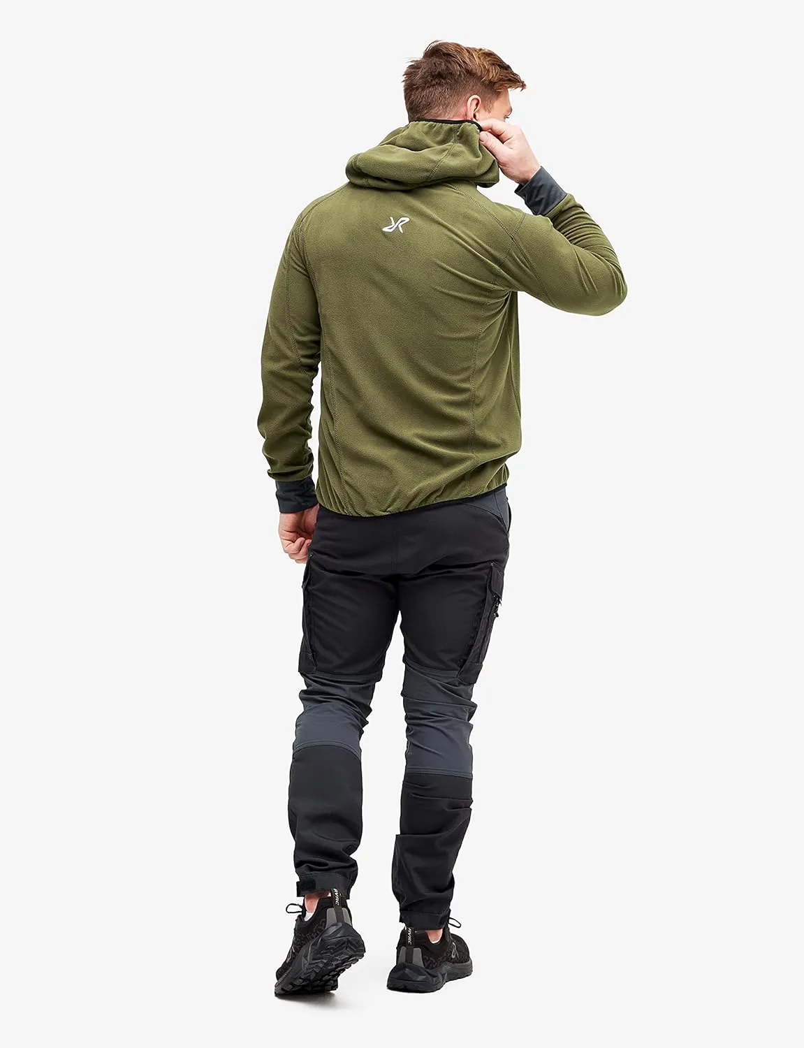 RevolutionRace Men's Trekker Hoodie, Fleece Jacket Great for Hiking and Outdoor Adventures