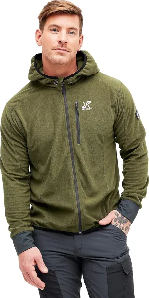 RevolutionRace Men's Trekker Hoodie, Fleece Jacket Great for Hiking and Outdoor Adventures