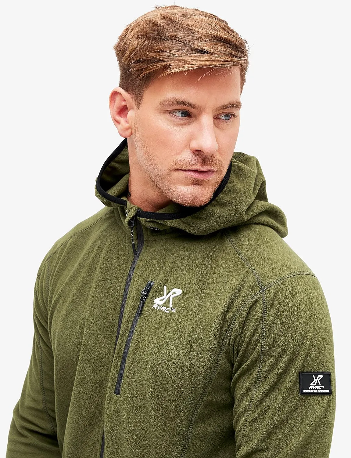 RevolutionRace Men's Trekker Hoodie, Fleece Jacket Great for Hiking and Outdoor Adventures