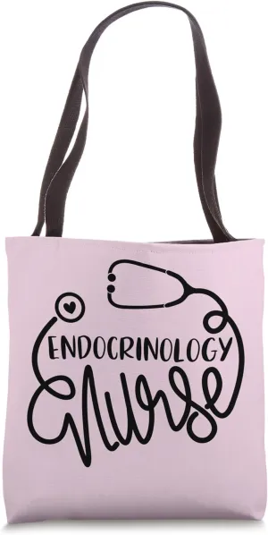 RN Endocrinology Nurse NP Cute Endocrine Nursing Tote Bag