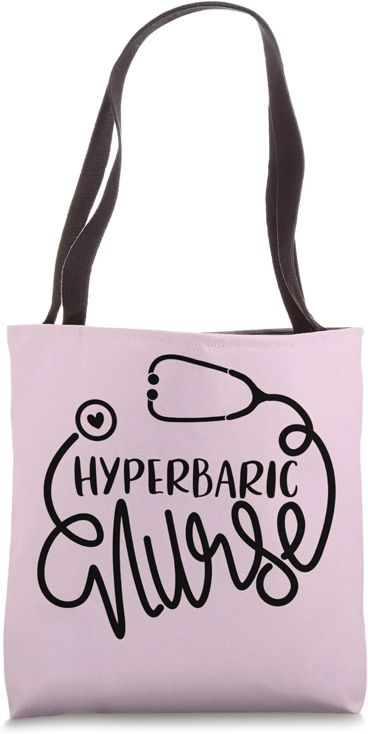 RN Hyperbaric Nurse NP Cute Oxygen Therapy Nursing Tote Bag