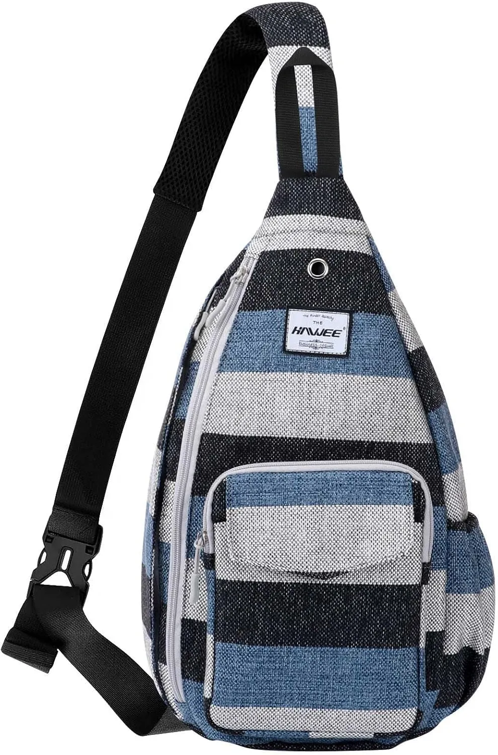 Rope Sling Bag for Women Men Casual Cross Body Daypack Backpack Adjustable Strap Water Repellent for Travel/Sport