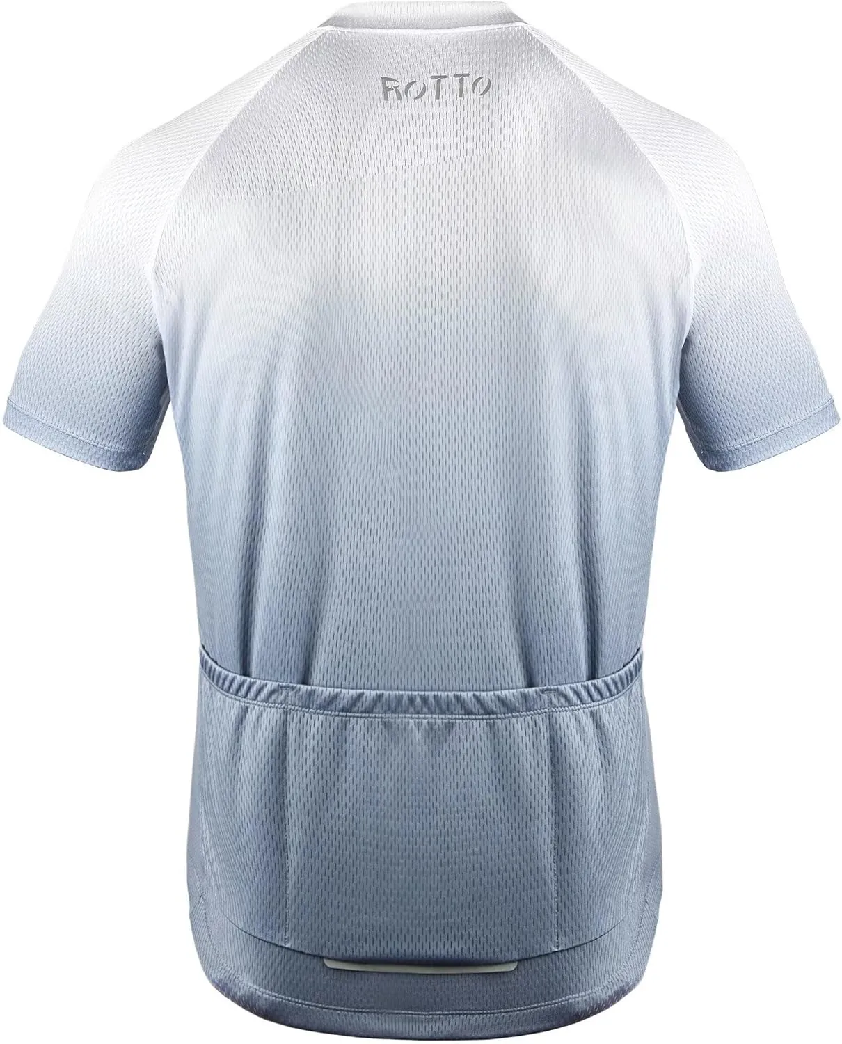 ROTTO Cycling Jersey Mens Bike Shirt Short Sleeve Gradient Color Series
