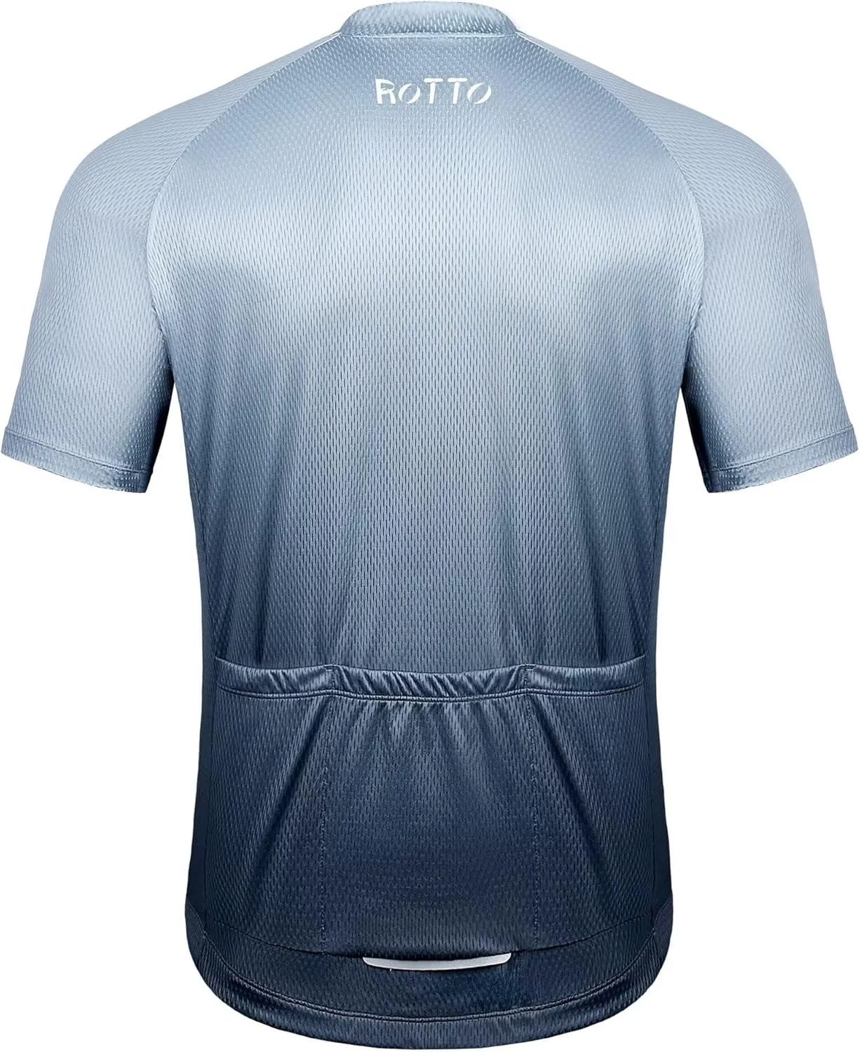 ROTTO Cycling Jersey Mens Bike Shirt Short Sleeve Gradient Color Series