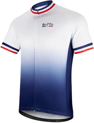 ROTTO Cycling Jersey Mens Bike Shirt Short Sleeve Gradient Color Series