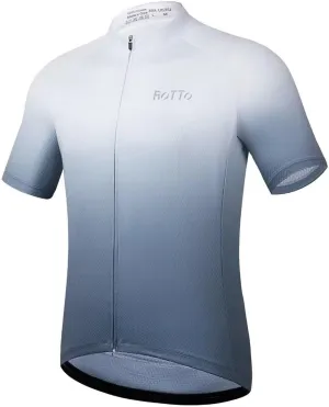 ROTTO Cycling Jersey Mens Bike Shirt Short Sleeve Gradient Color Series