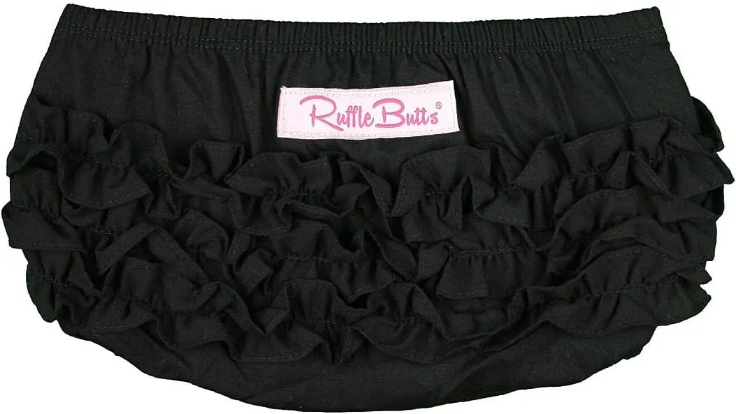 RuffleButts® Baby/Toddler Girls Ruffled Woven Bloomer