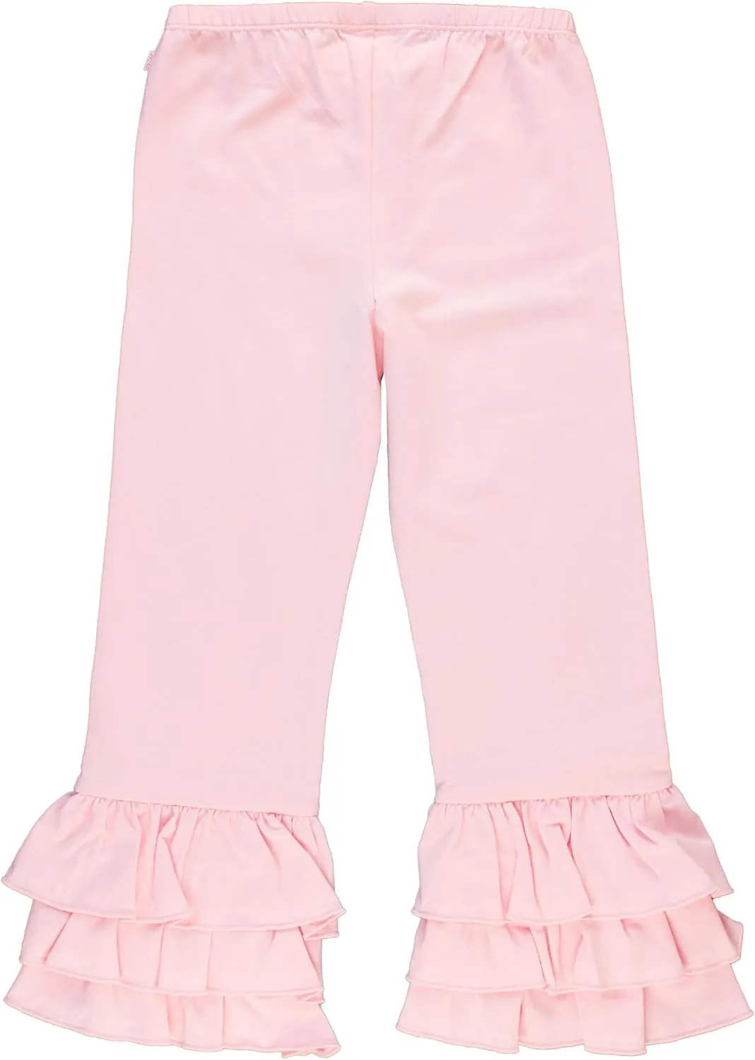 RuffleButts® Baby/Toddler Girls Stretchy Flare Pants w/Ruffles