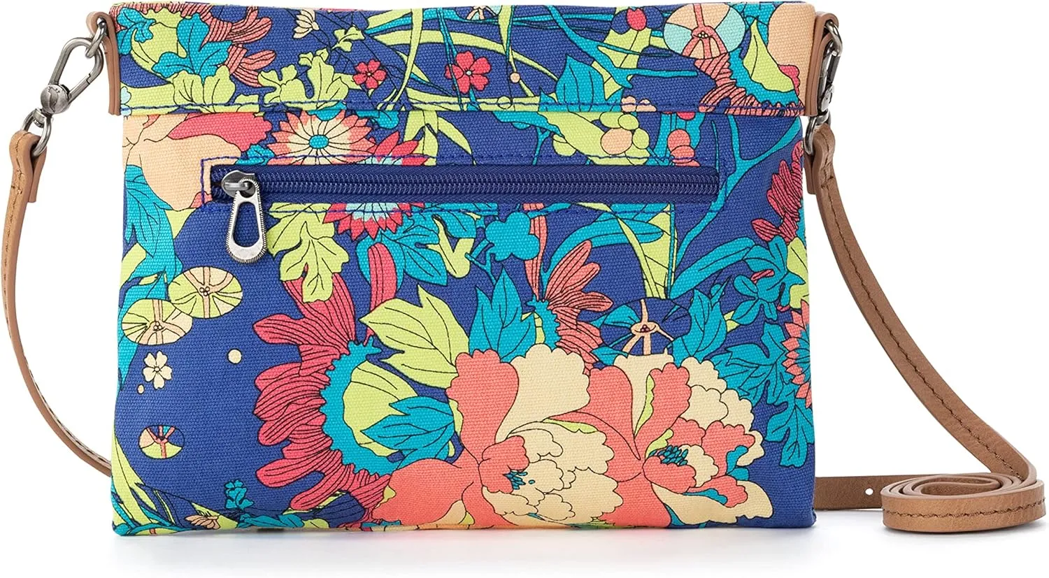 Sakroots Camden Small Crossbody in Cotton Uncoated Canvas