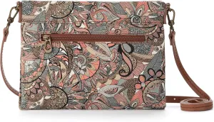 Sakroots Camden Small Crossbody in Cotton Uncoated Canvas