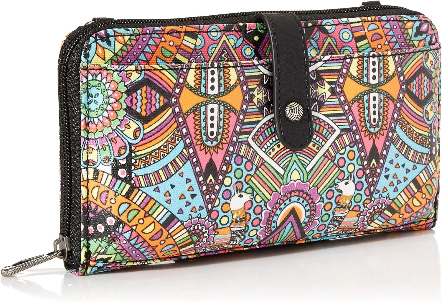 Sakroots Large Coated Canvas Smartphone Crossbody Bag