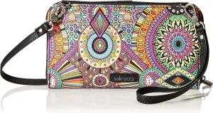 Sakroots Large Coated Canvas Smartphone Crossbody Bag