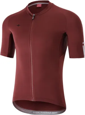 Santic Men's Cycling Jersey Short Sleeve Tops Pro Road Bike Shirt Full Zipper UPF 50  MTB Jersey with Pockets