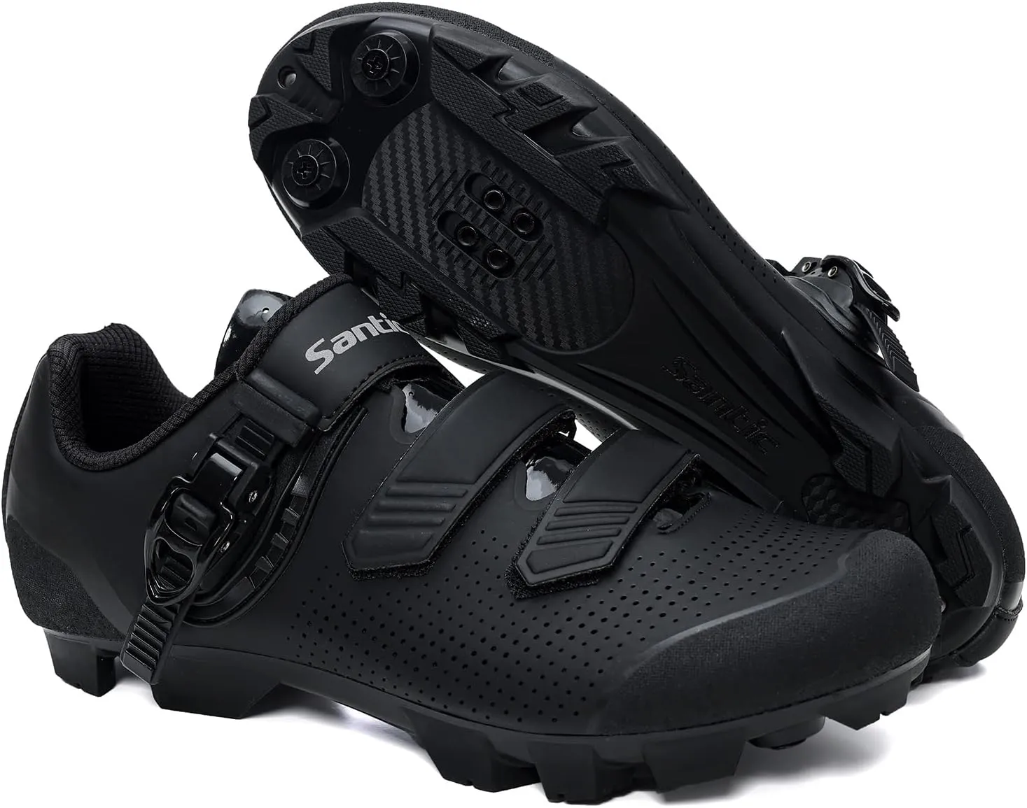 Santic Mountain Bike Shoes SPD Shoes MTB Shoes Road Cycling Shoes