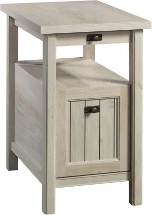 Sauder Costa Recliner Table, Chalked Chestnut Finish
