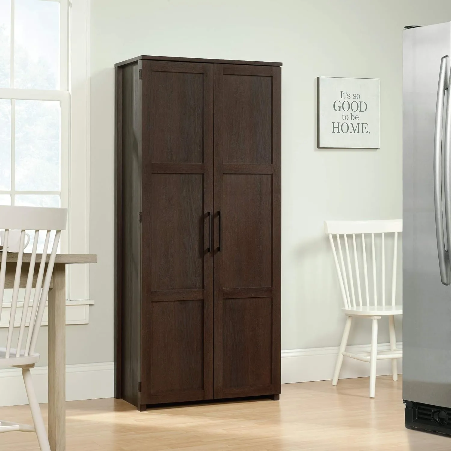 Sauder HomePlus Storage Cabinet/ Pantry Cabinet, Dakota Oak finish