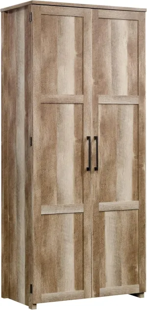 Sauder HomePlus Storage Cabinet/ Pantry Cabinet, Lintel Oak finish