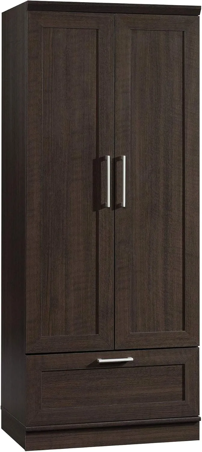 Sauder HomePlus Wardrobe/Pantry cabinets, L: 28.98" x W: 20.95" x H: 71.18", Dakota Oak