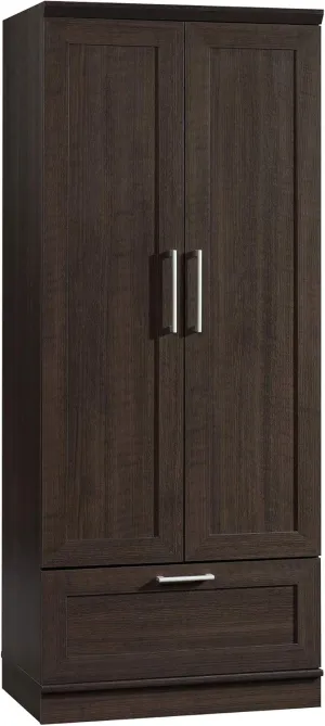 Sauder HomePlus Wardrobe/Pantry cabinets, L: 28.98" x W: 20.95" x H: 71.18", Dakota Oak