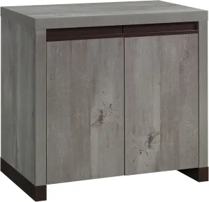 Sauder Manhattan Gate Utility Stand, L: 31.5" x W: 20.0" x H: 29.76", Mystic Oak Finish