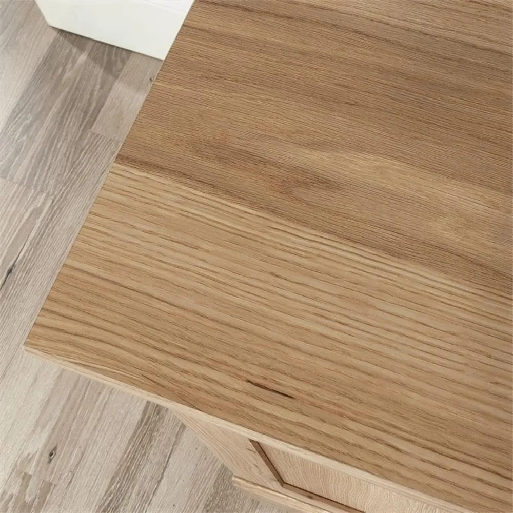 Sauder Miscellaneous Office Computer Desk with Drawers, Timber Oak Finish