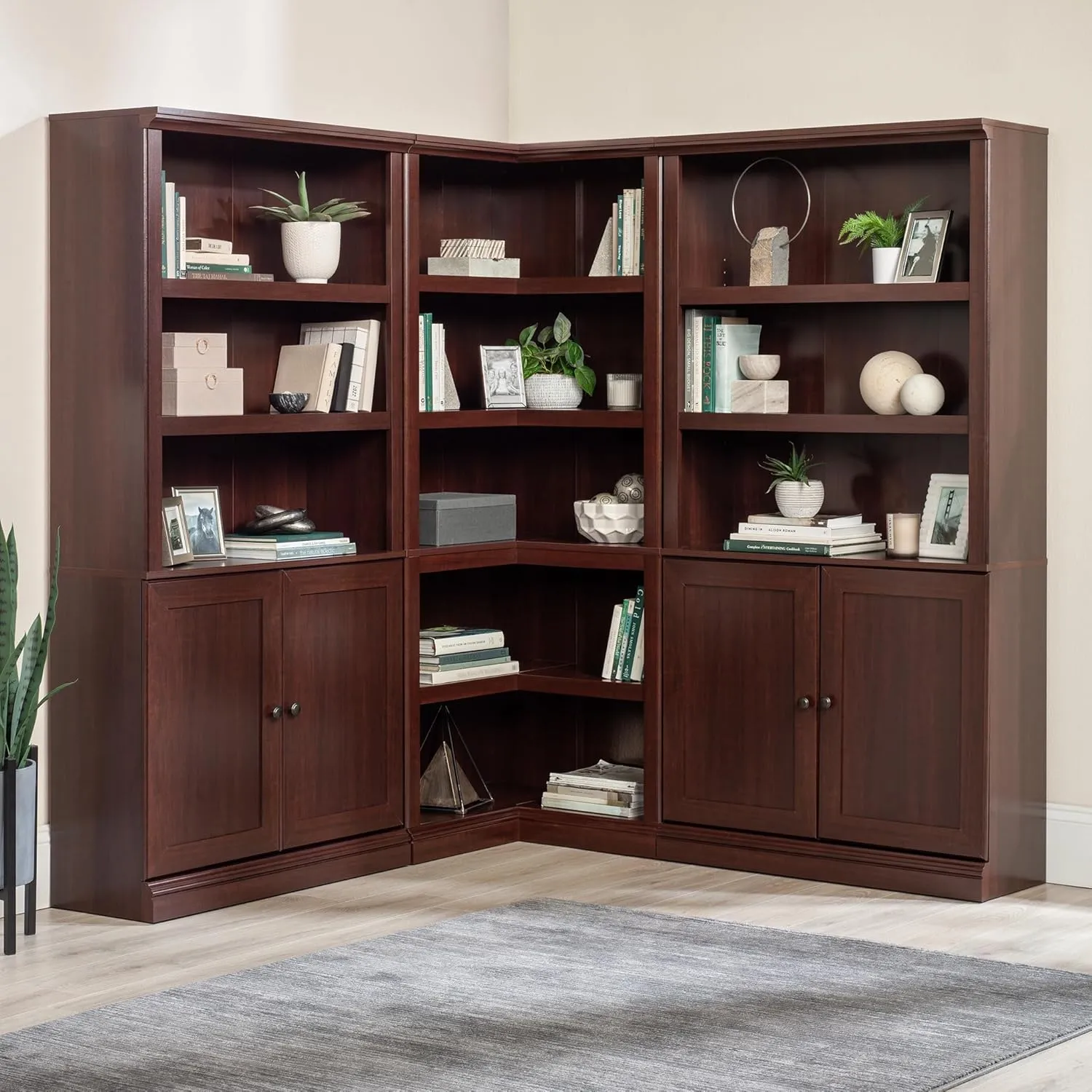 Sauder Miscellaneous Storage Bookcase, in a Select Cherry Finish