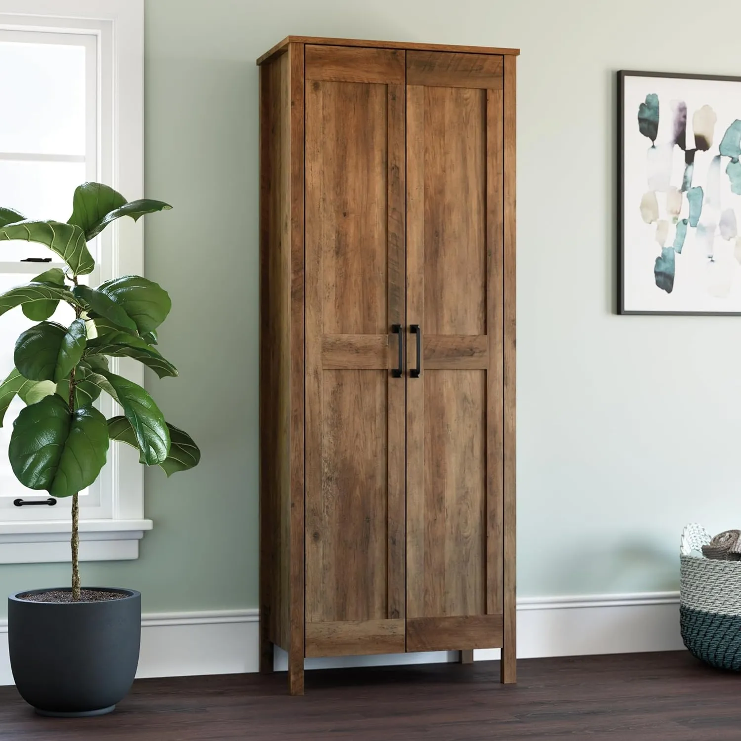 Sauder Miscellaneous Storage Cabinet, in a Rural Pine Finish