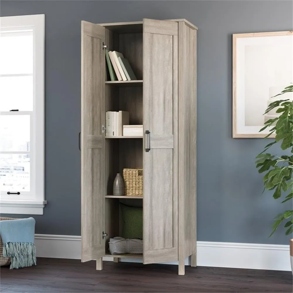 Sauder Miscellaneous Storage, Two-Door Storage Cabinet, in a Spring Maple Finish