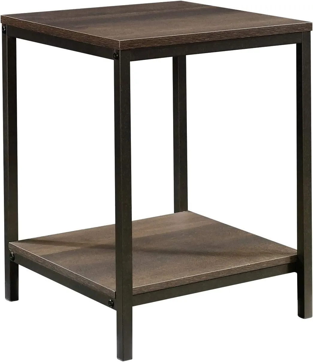 Sauder North Avenue Side Table, Smoked Oak finish