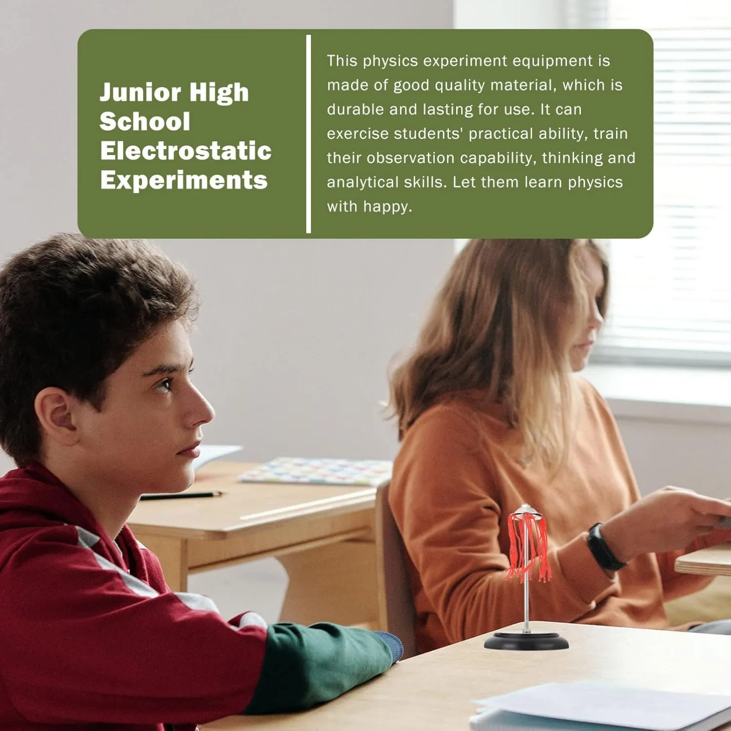 Science Experiment Supplies Static Electricity Learning Equipment for Physics Class Teaching