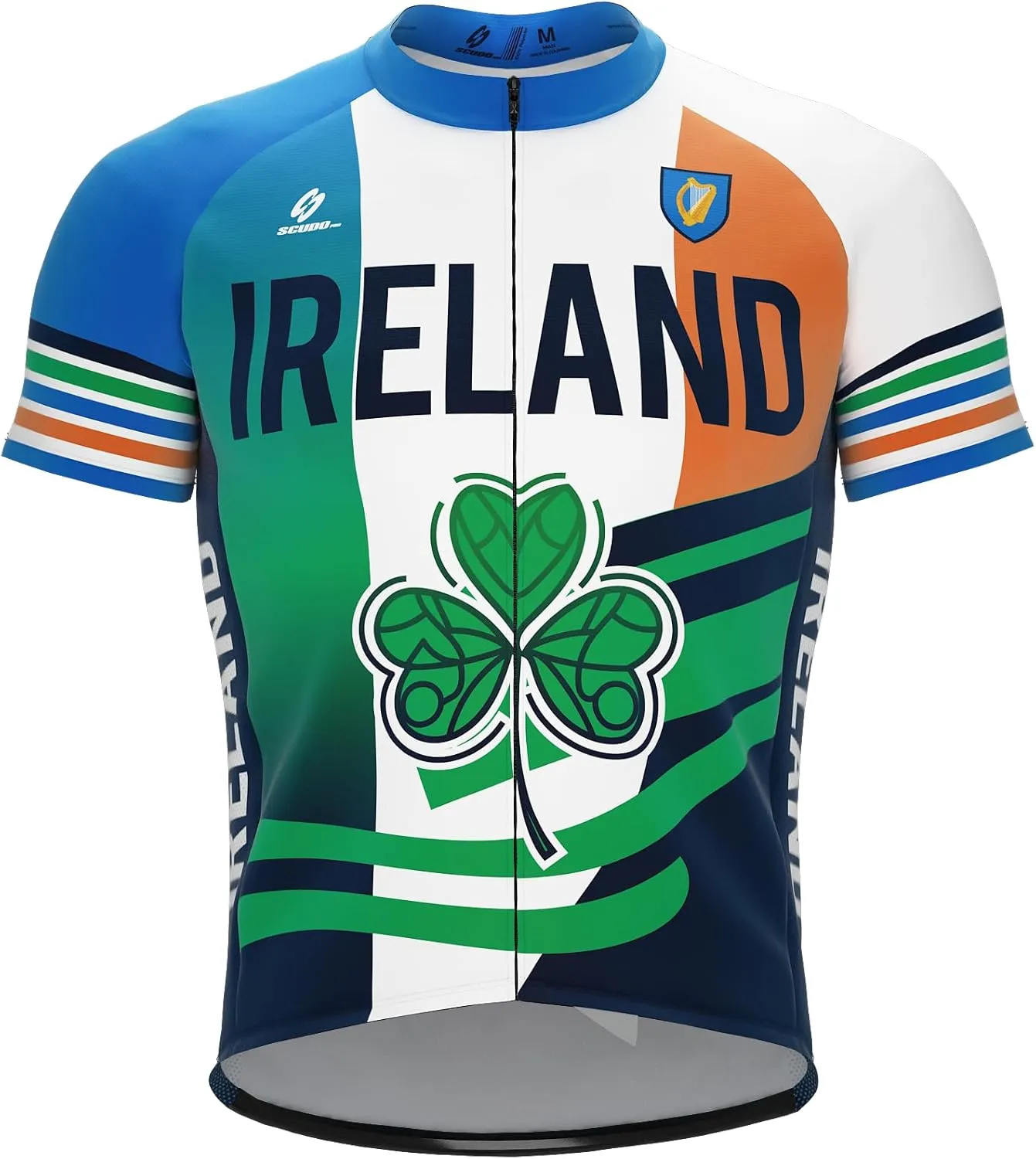 ScudoPro Country Ireland Short Sleeve Cycling Jersey for Men
