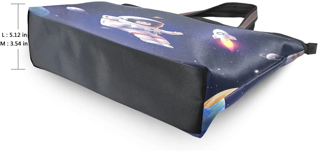 senya Astronaut Alien Shoulder Bags Large Handle Ladies Handbag