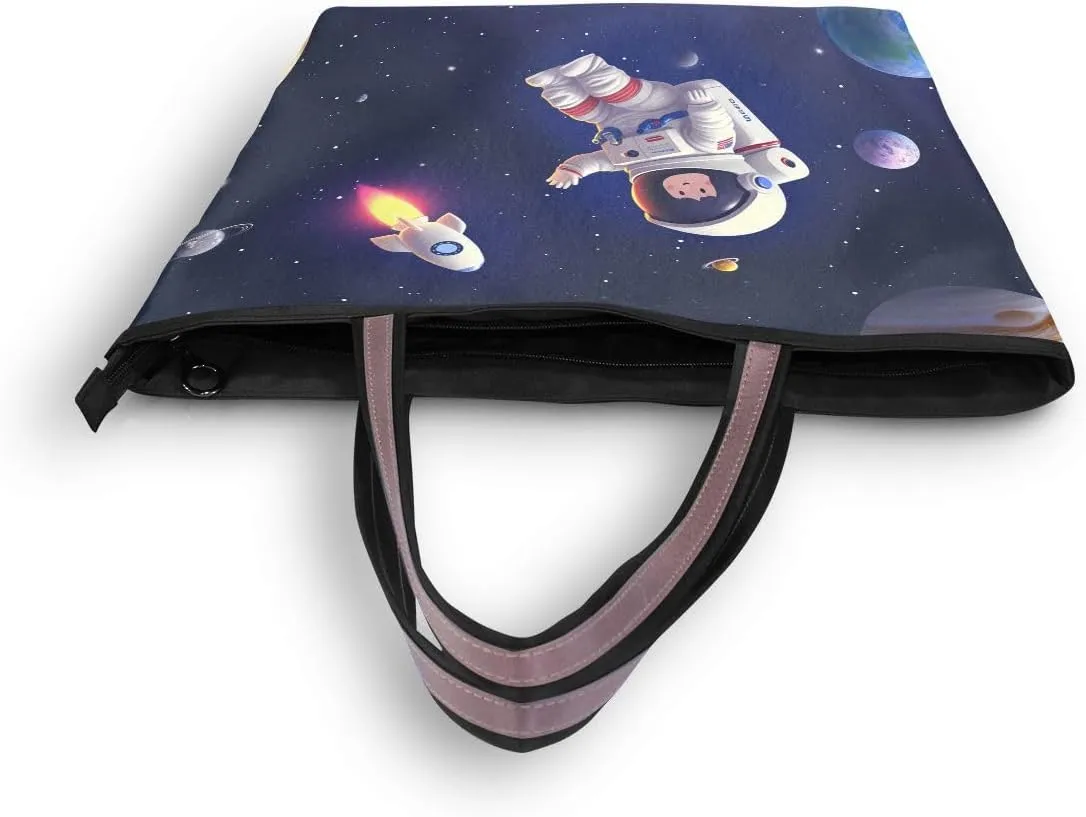 senya Astronaut Alien Shoulder Bags Large Handle Ladies Handbag
