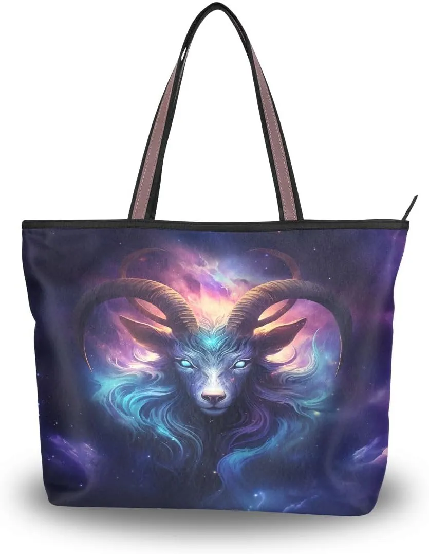 senya Magic Sheep Shoulder Bags Large Handle Ladies Handbag
