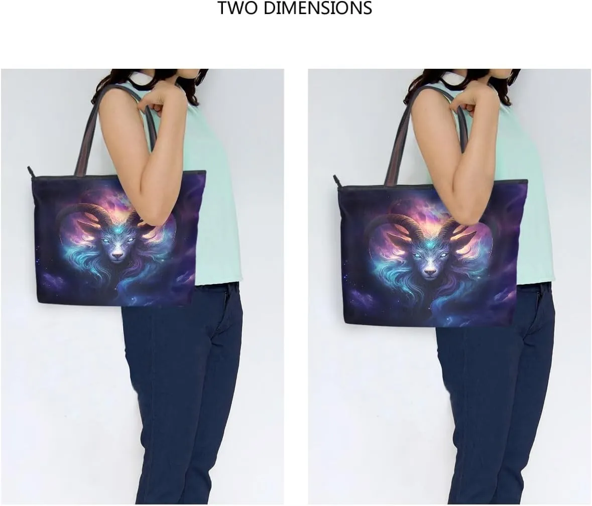 senya Magic Sheep Shoulder Bags Large Handle Ladies Handbag