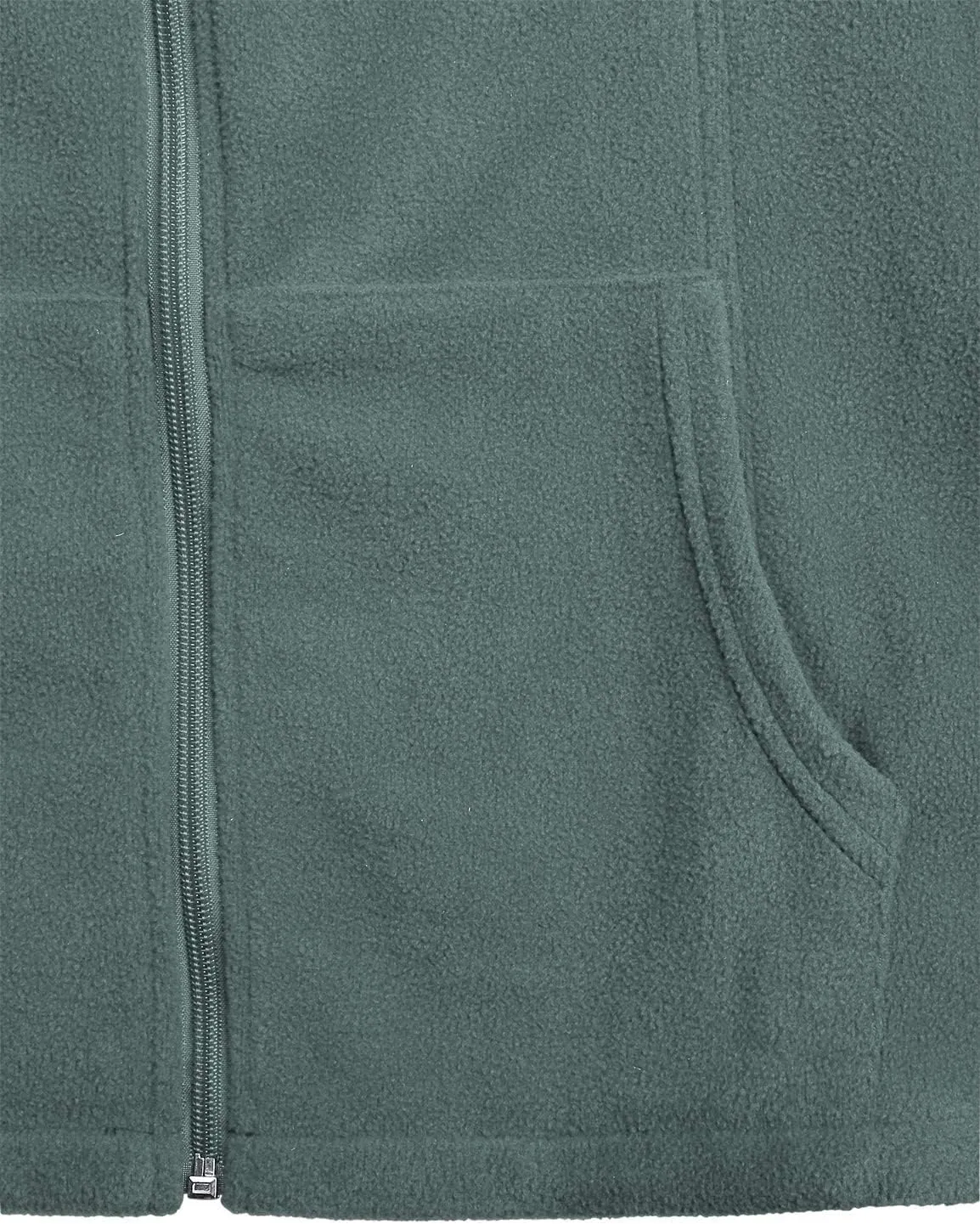 SeSe Code Women's Casual Zip Up Front Lightweight Fleece Vest with Pockets