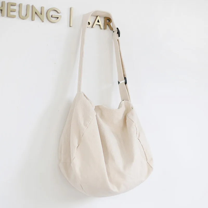 Simple Canvas Leisure Forest Artistic Cloth Crossbody Bags