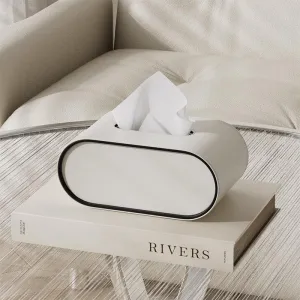 Simple Miscellaneous Desktop Leather Storage Box