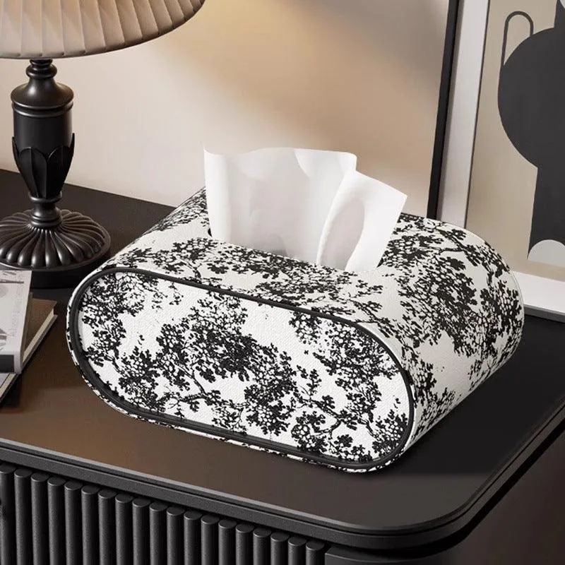Simple Miscellaneous Desktop Leather Storage Box
