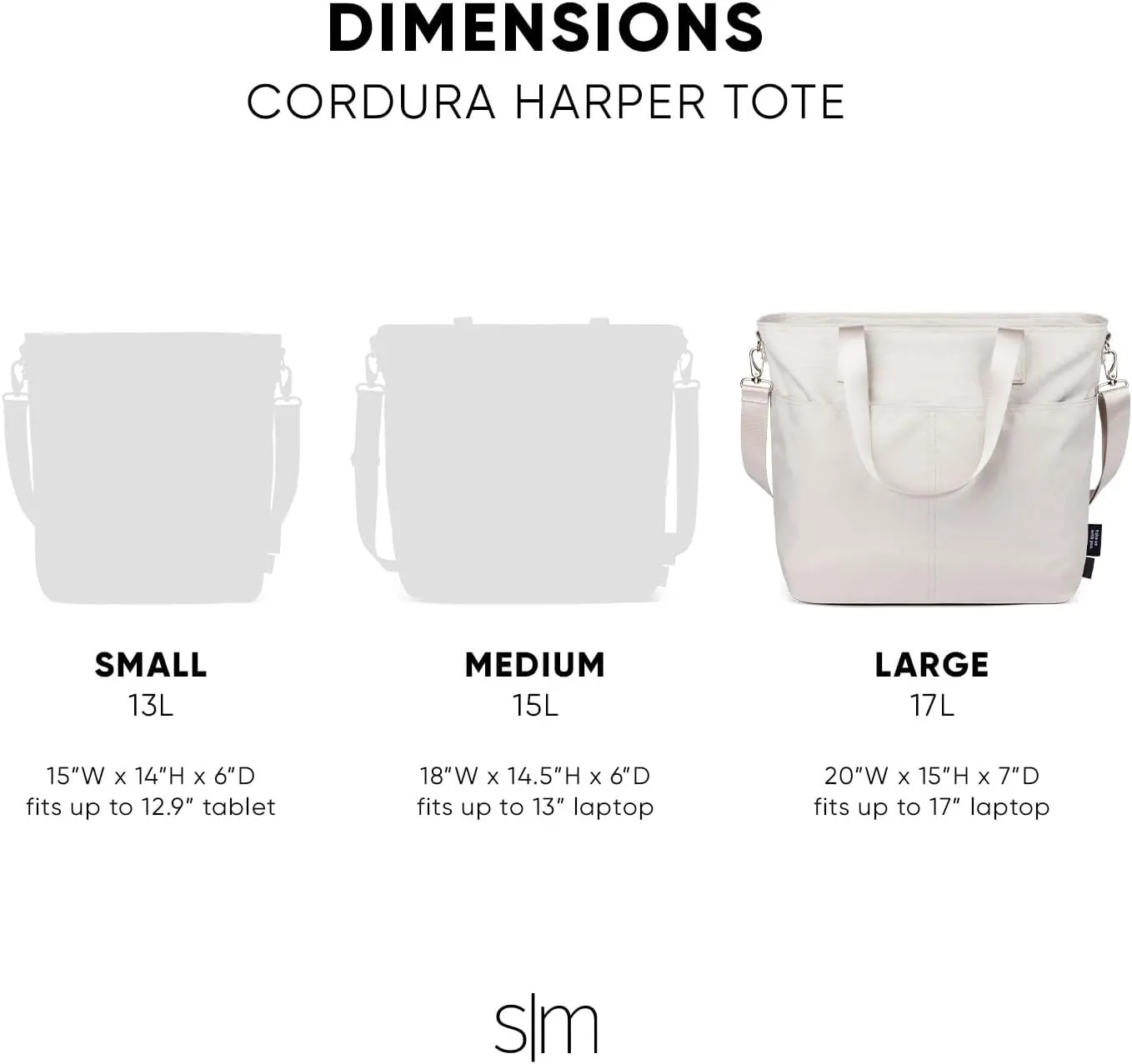 Simple Modern Tote Bag for Women