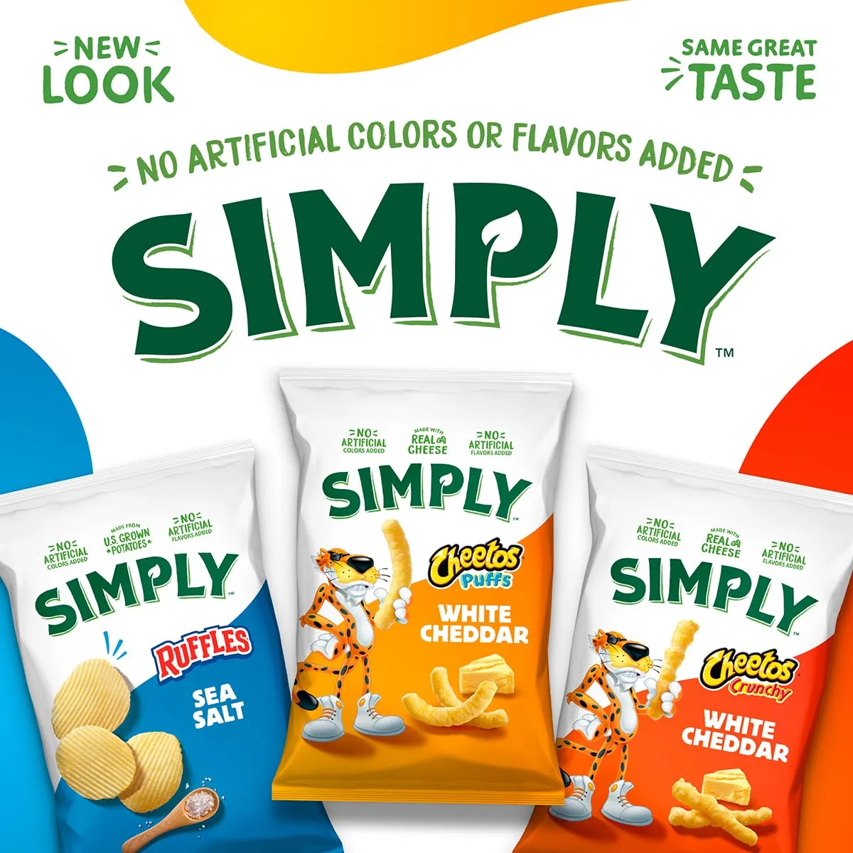 Simply, Cheetos Puffs White Cheddar, 0.875 Ounce (Pack of 36)