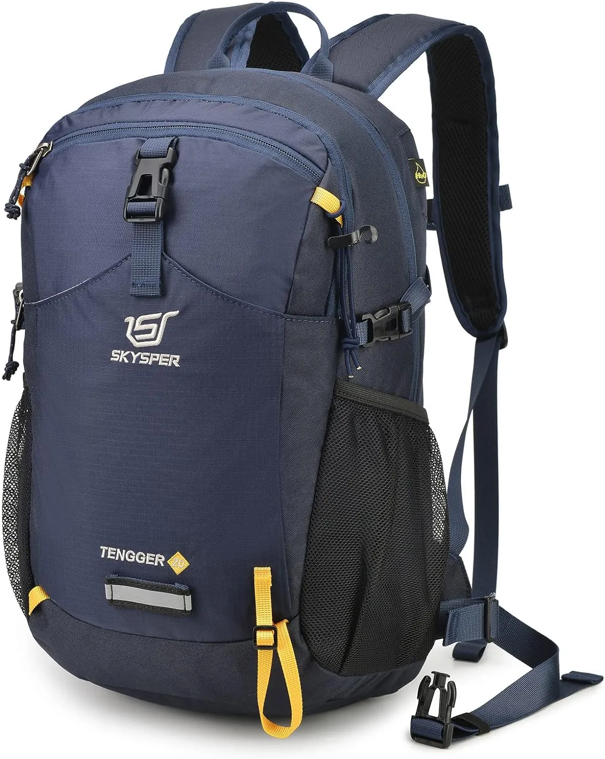SKYSPER Small Daypack 20L Hiking Backpack Lightweight Travel Day Pack with Waist Strap for Women Men(Navyblue)