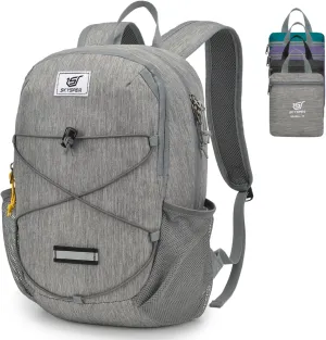 SKYSPER Small Hiking Backpack -12L Lightweight Packable Daypack for Travel Foldable Tear Resistant Backpacks for Women Men
