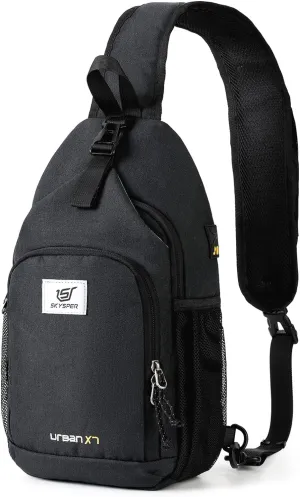 Sling Bag RFID Crossbody Sling Backpack Cross Body Shoulder Bag Travel Hiking Daypack for Women Men