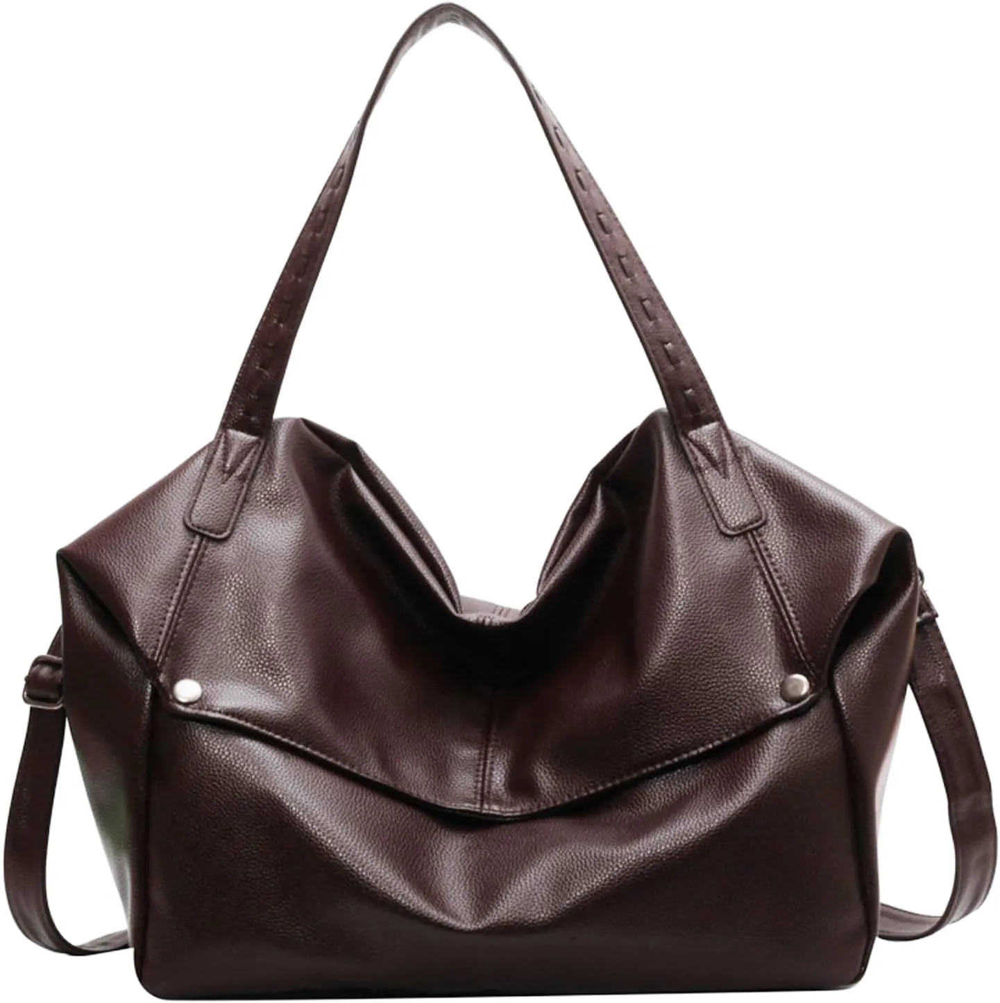 Soft Leather Tote Handbags for Women, Designer Tote Travel Purses, Ladies Hobo Bags for Shopping Work Office College