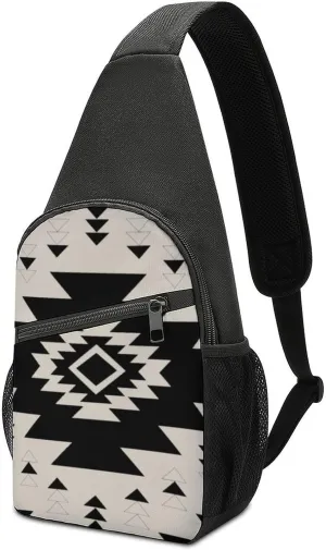 Southwest Pattern Simple And Atmospheric Large Capacity Chest Bag
