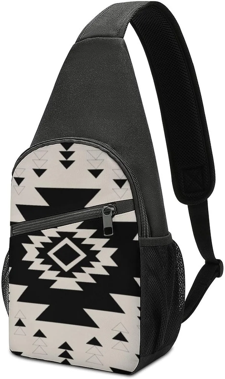 Southwest Pattern Simple And Atmospheric Large Capacity Chest Bag