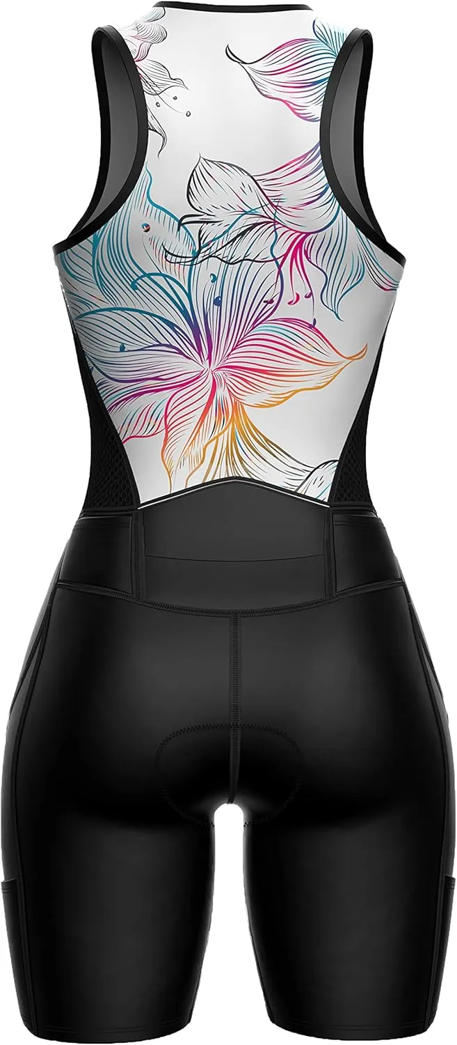 Sparx Women Triathlon Suit Tri Short Racing Cycling Swim Run