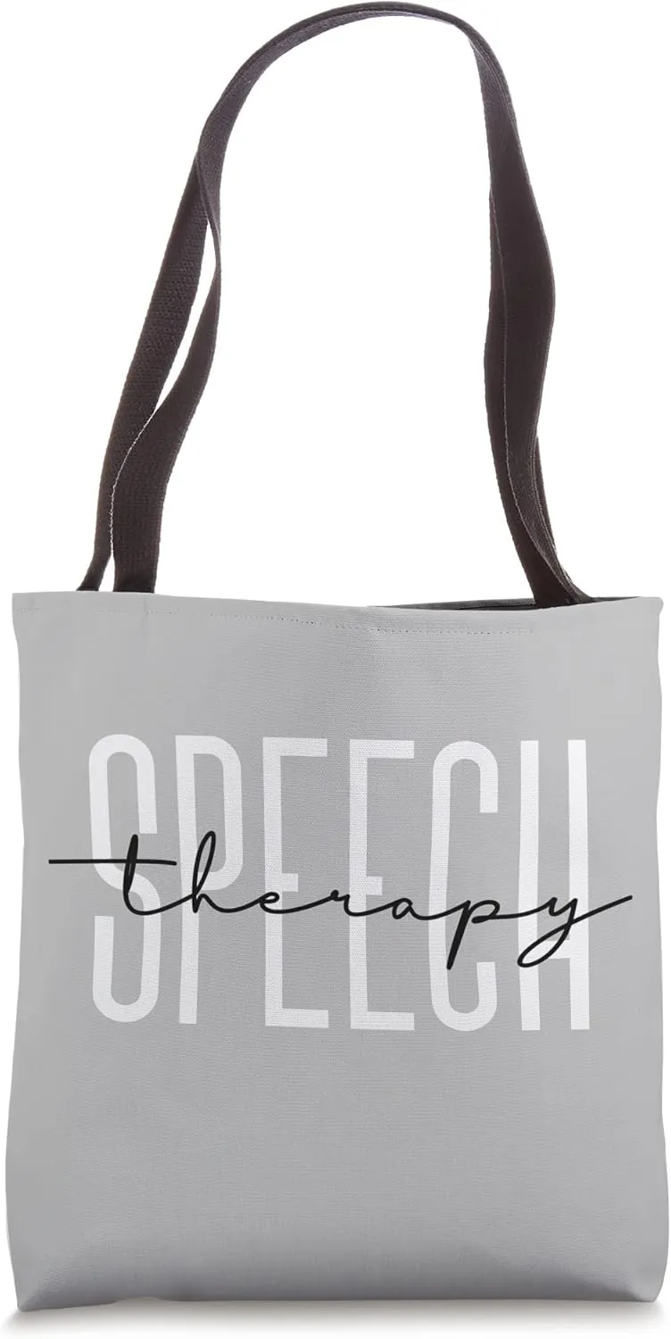 Speech Therapy Speech Language Pathologist Therapist Tote Bag