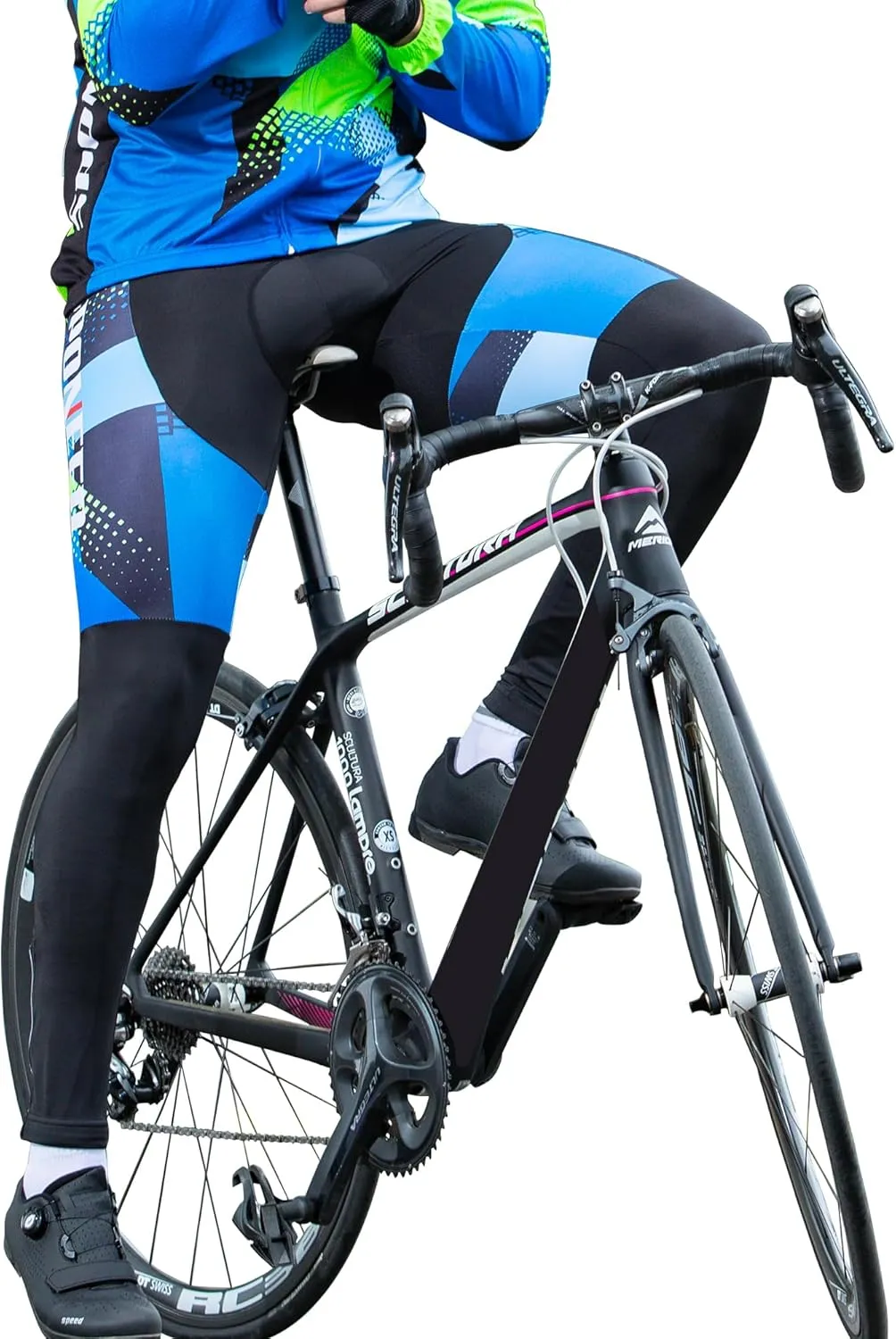sponeed Cycling Clothes for Men Long Sleeve Mountain Bike Road Bicycle Shirt Jerseys Padded Pants Biking Outfits